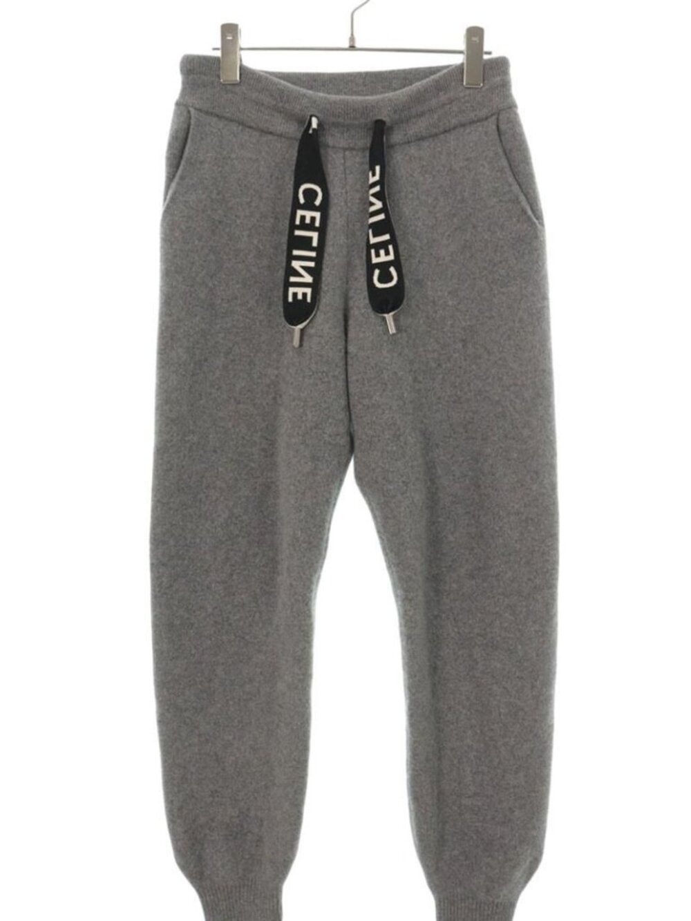 Celine Logo Knit Jogger Long Pants
